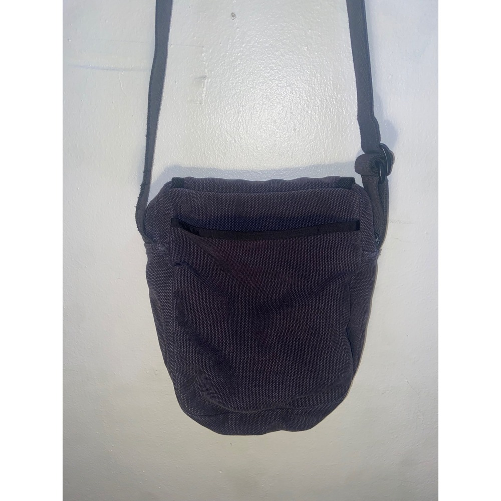 Hempmania Duluth Trading Co Hemp Canvas Crossbody Messenger Bag Navy Utility Bag - Picture 2 of 7
